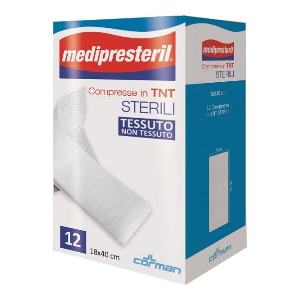 medipresteril garze compresse sterili tnt 18x40 cm 12 pezzi