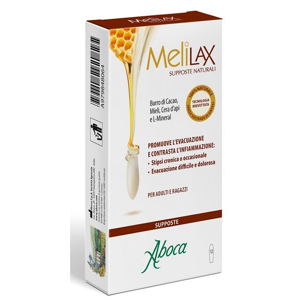 aboca melilax supposte naturali 12 pezzi