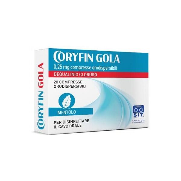 coryfin gola 0,25 mg 20 compresse orosolubili