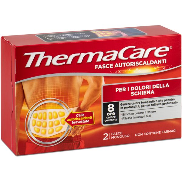 thermacare fasce autoriscaldanti schiena 2 pezzi