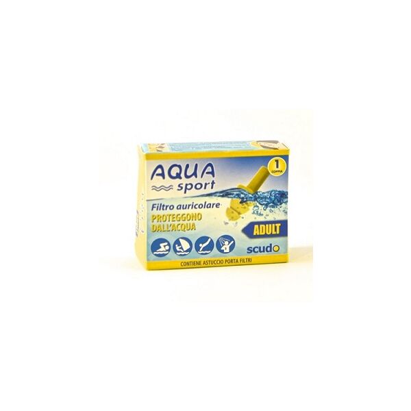 earplug aquasport tappi auricolari adulto 2 pezzi