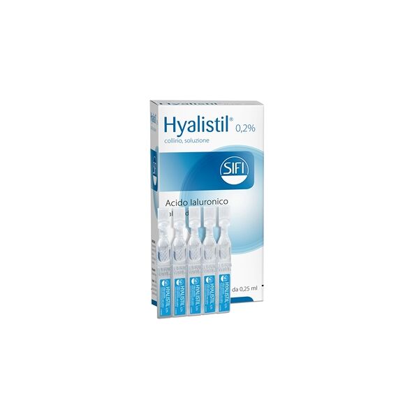hyalistil 0,2% collirio soluzione oftalmica 20 contenitori monodose 0,25 ml