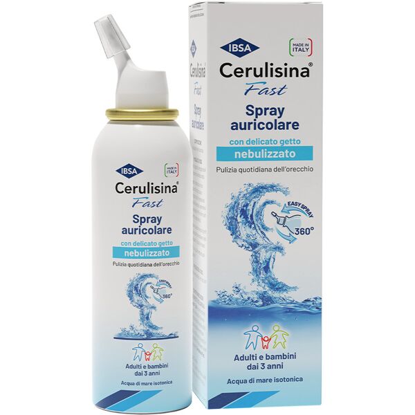 ibsa cerulisina fast spray auricolare adulti e bambini 100 ml