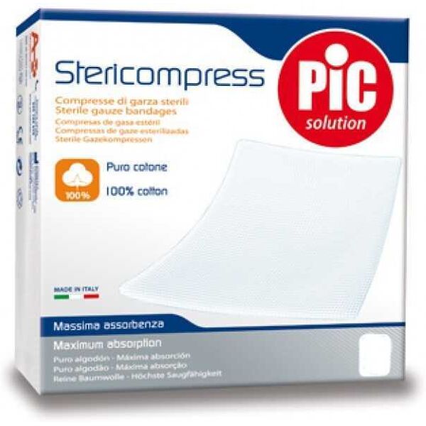 pic stericompress soft compresse di garza 10x10 cm 100 pezzi