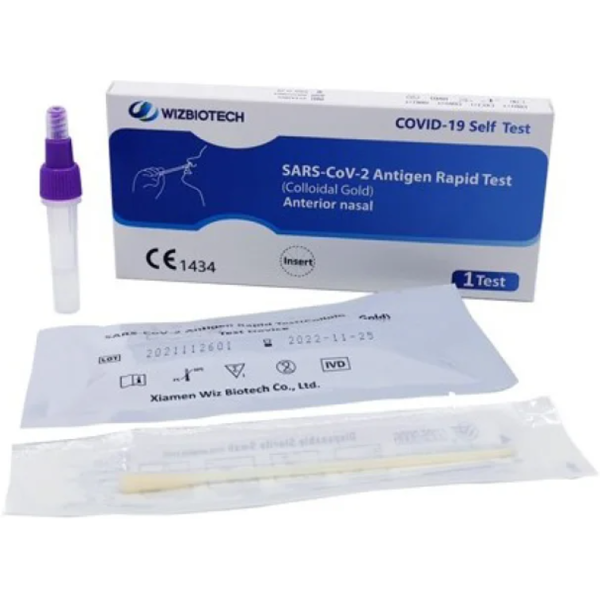 wizbiotech sars-cov-2 ag test antigenico rapido covid-19 1 pezzo