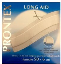 prontex safety  long aid striscia medicata in tnt 50x6 cm