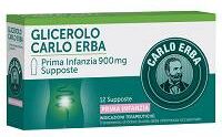 carlo erba glicerolo  prima infanzia 900 mg 12 supposte