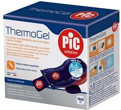 pic thermogel cuscino in gel terapia caldo/freddo con fascia elastica 10x26 cm