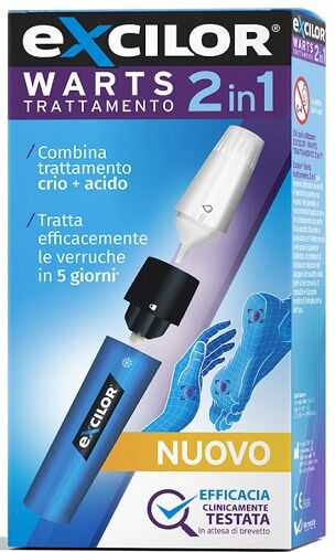 excilor warts trattamento 2 in1 contro le verruche