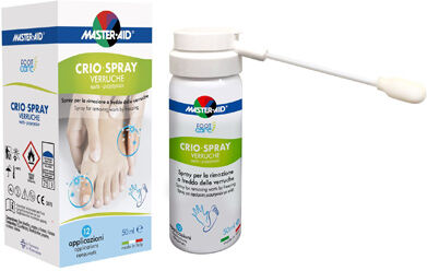 master aid crioline spray per rimozione a freddo delle verruche 50 ml