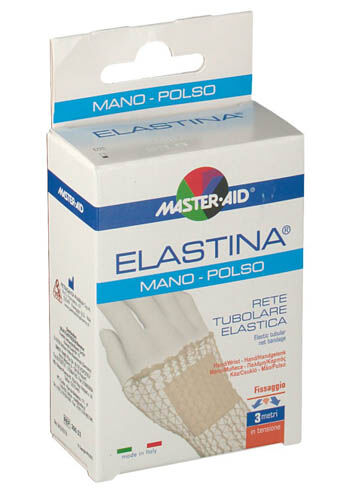master aid elastina rete tubolare elastica ipoallergenica per mano polso 1 pezzo 3 m