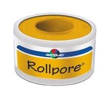 master aid roll pore cerotto in tnt ipoallergenico indicato per pelli sensibili cm 2,5x5m