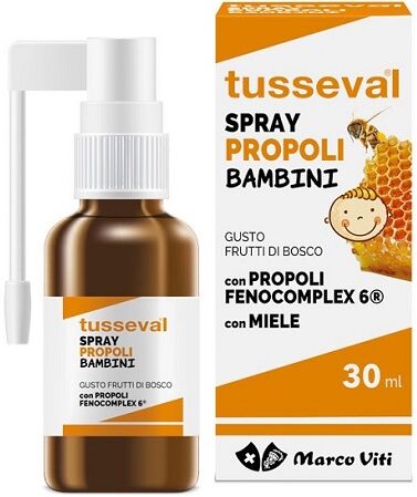 marco viti tusseval gola spray propoli bambini 30 ml