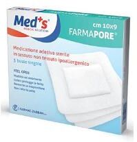 farmac-zabban med's farmapore medicazione autoadesiva sterile con cerotto 10 x 23 cm 3 pezzi