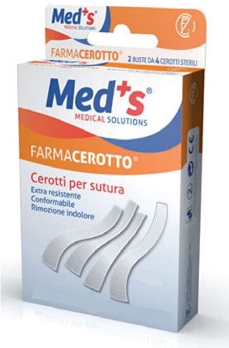 farmac-zabban med's cerotti sutura cutanea piccole ferite 6,4 x 76 mm