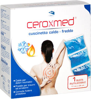 ceroxmed cuscinetto caldo freddo 11x24 cm riutilizzabile