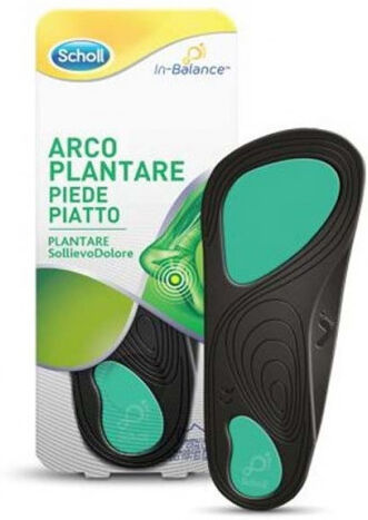 scholl arco plantare piede piatto taglia l 2 pezzi