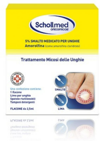 scholl med onicomicosi 5% smalto medicato 2,5 ml