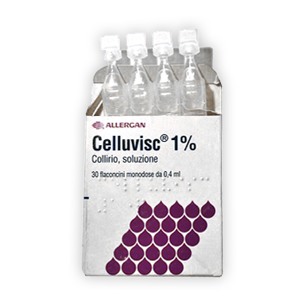 Allergan Celluvisc Collirio 10 Mg/ml Carmellosa Sodica 30 Flaconcini 0,4 Ml