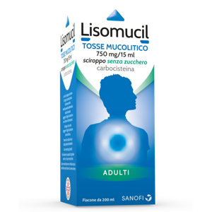 Lisomucil Tosse Senza Zucchero 750 Mg/15 Ml Sciroppo Adulti 200 Ml