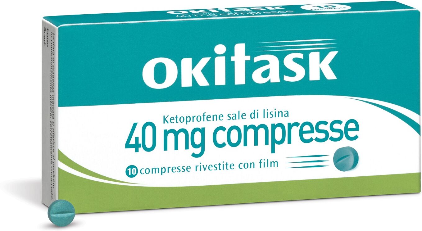 Oki task 40 mg 10 Compresse Rivestite