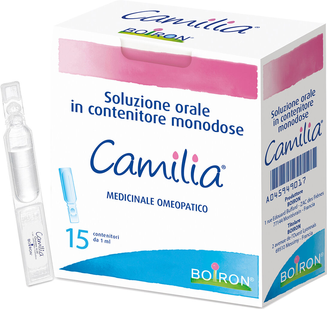 Boiron Camilia Soluzione Orale Unidose Medicinale Omeopatico 15 Fiale