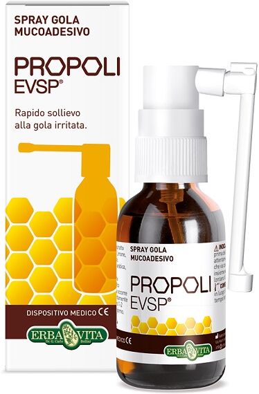 Erba Vita Propoli Evsp Spray Gola Mucoadesivo 20 Ml