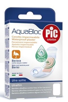 Pic Aquabloc Cerotti Antibatterici Impermeabili 10 x 8 cm 5 Pezzi