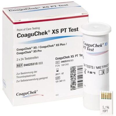 Strisce di coagulazione sanguigna Roche Diagnostics XS PT - 2x24 Strisce di coagulazione sanguigna Roche Diagnostics XS PT - 2x24