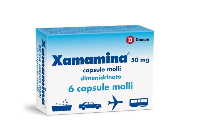 Dompé Xamamina 50 mg 6 Capsule Molli