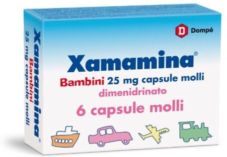 Dompé Xamamina Bambini 25 mg 6 Compresse