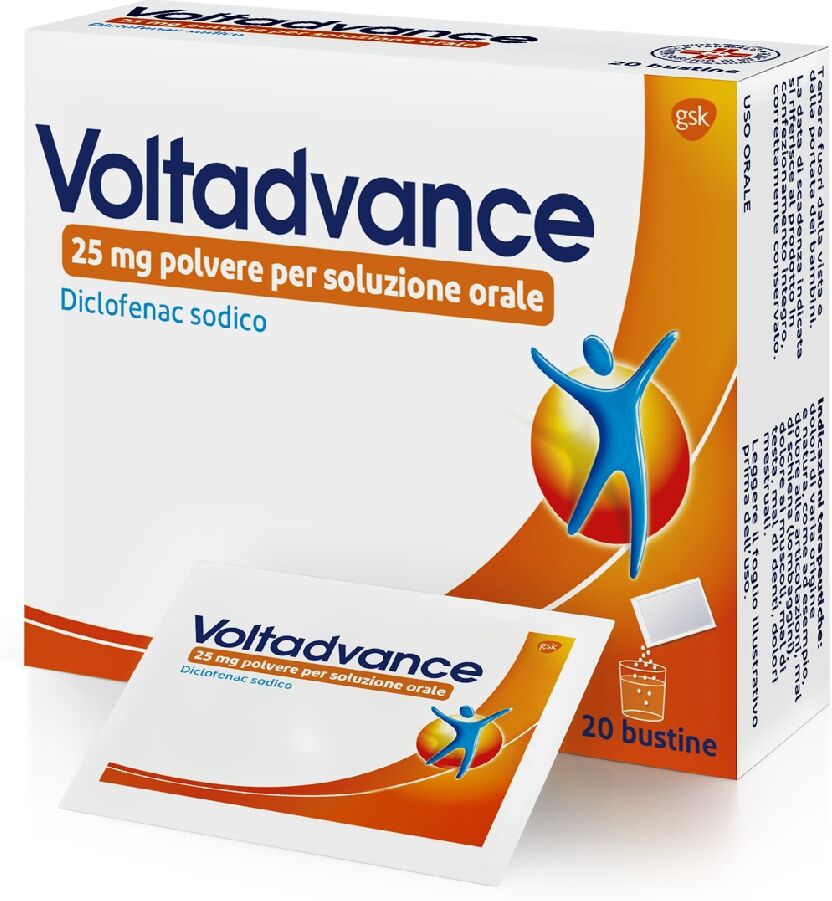 Voltaren Voltadvance Polvere 25 mg 20 Bustine