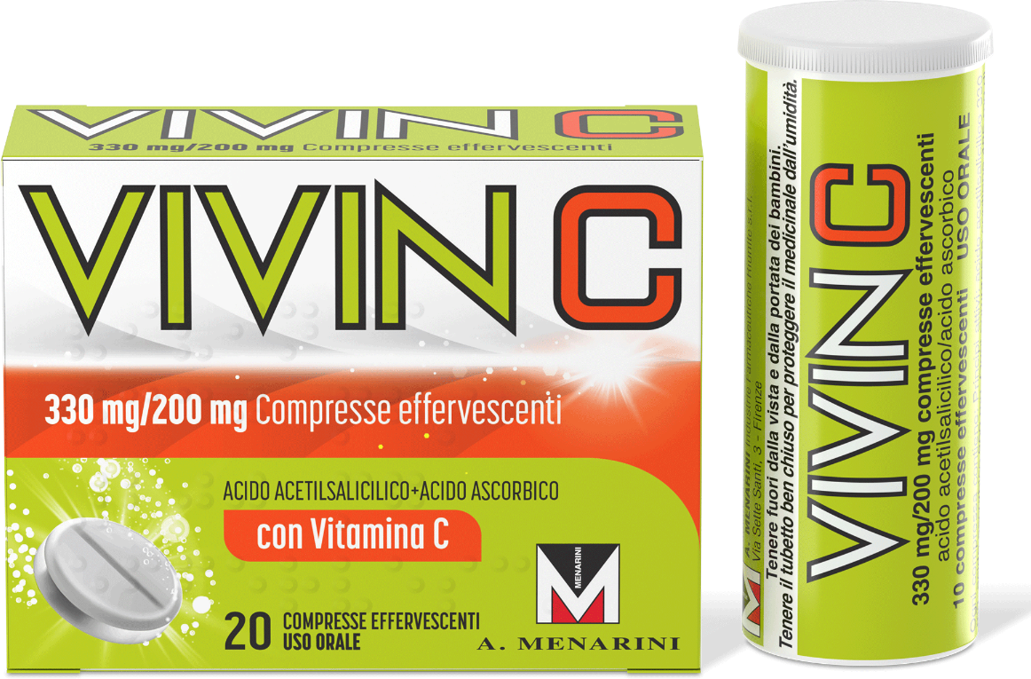 Vivin C 330 + 200 mg 20 Compresse Effervescenti