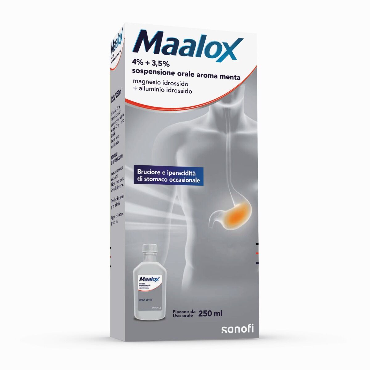 Maalox Sospensione Orale Aroma Menta 250 ml