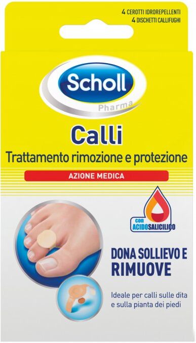 Scholl Cerotti Callifughi Rimozione e Protezione Calli 4 Cerotti 1 Scholl Cerotti Callifughi Rimozione e Protezione Calli 4 Cerotti
