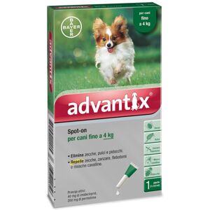 Advantix Spoton 1 Pipetta Verde 04 Kg