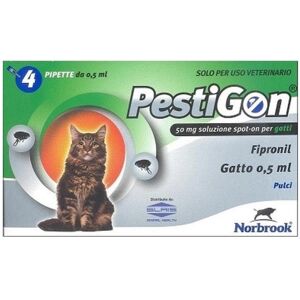 Pestigon Antiparassitario 4 Pipette Gatto 210 Kg