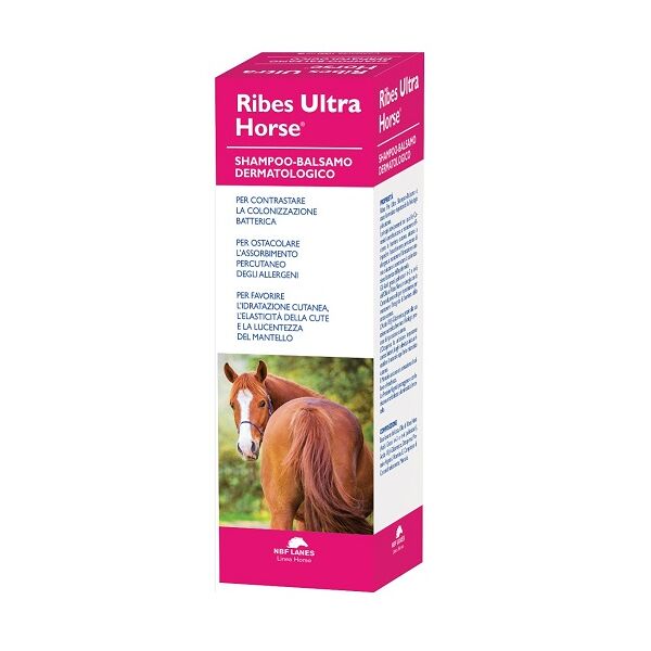 nbf lanes ribes horse ultra shampoo dermatologico 1 litro