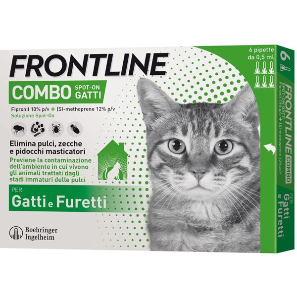 frontline combo per gatti 6x0,50 ml