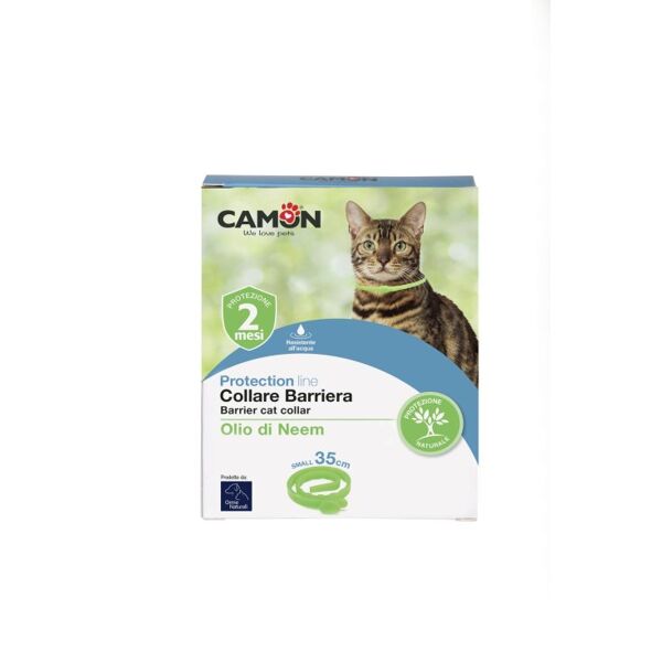 camon collare barriera all'olio di neem per gatti 35cm