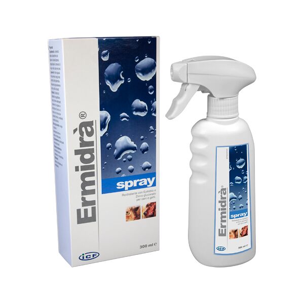 icf ermidrà spray idratante cutaneo cani e gatti 300 ml