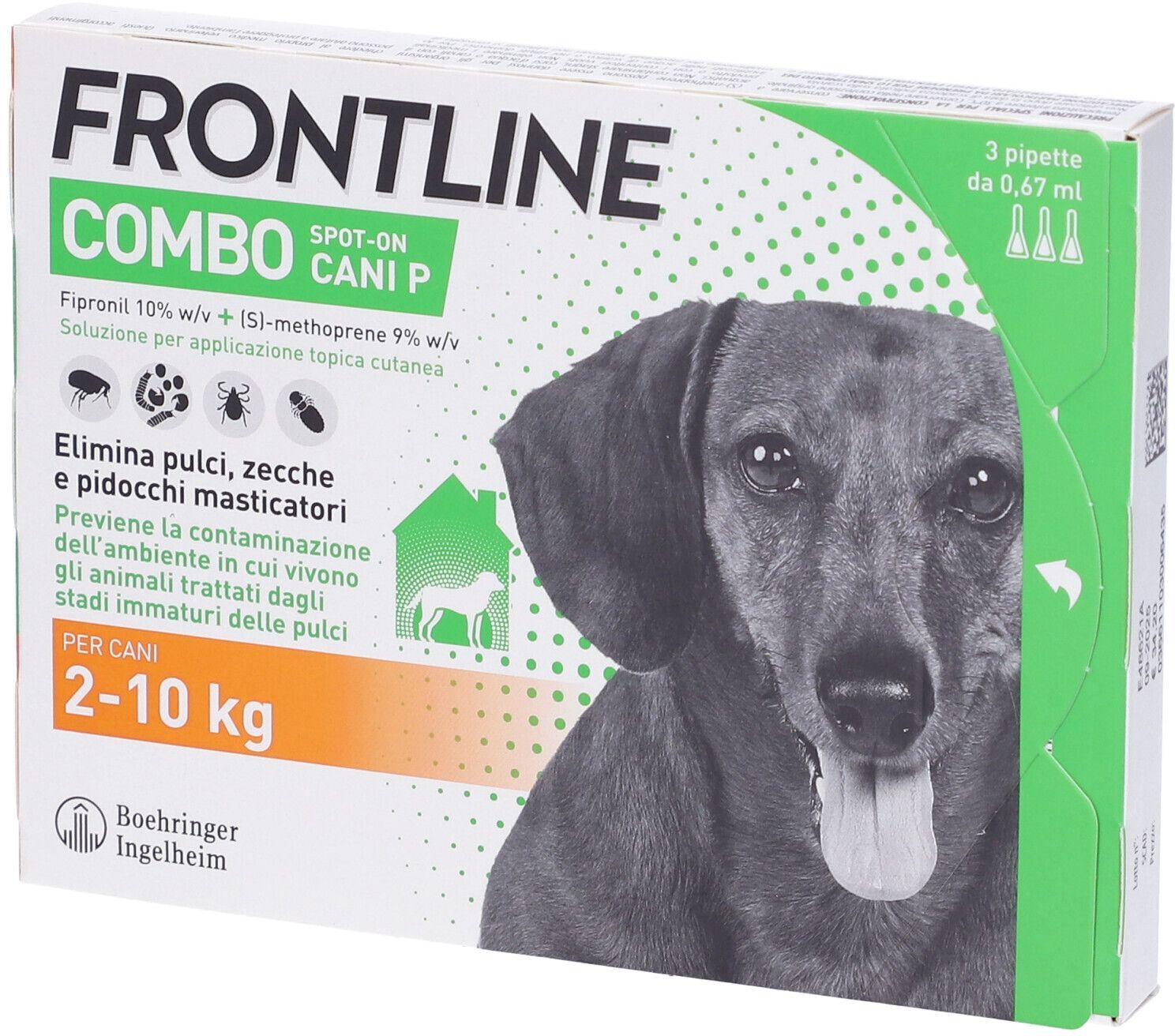 frontline combo per cani 210 kg