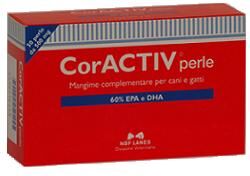 nbf lanes coractiv integratore di acidi grassi omega3 cani e gatti 50 perle