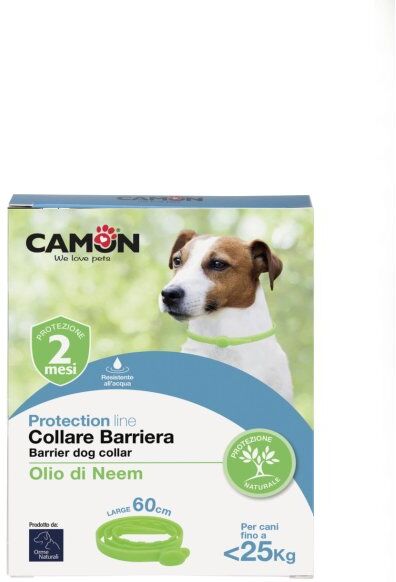 Camon Collare Barriera Per Cane Olio Di Neem 60Cm