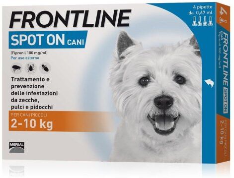 Frontline Spot On Per Cani 4 Pipette 210 Kg