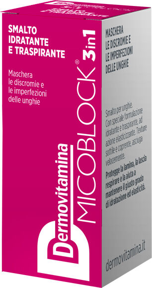 Dermovitamina Micoblock 3 in 1 Smalto Idratante Traspirante