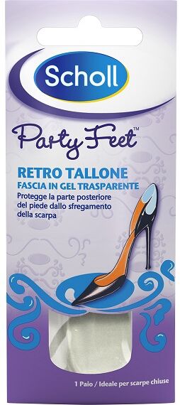 Scholl Party Feet Retro Tallone Solette in Gel