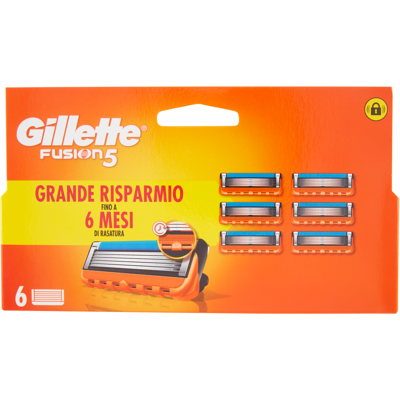 Gillette Fusion5 Lame 6Pz Gillette Fusion5 Lame 6Pz