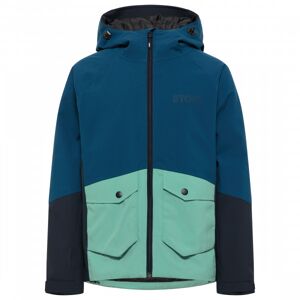 Stoic Kid´s MountainWool VallrunSt. Ski Jacket Giacca da sci (10, blu)