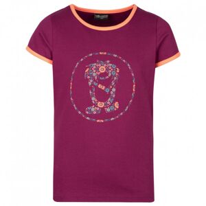 Trollkids Girl's Flower Troll T T-shirt (176, lilla)